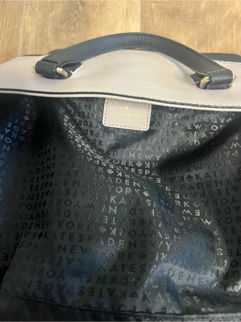 Kate Spade Laurel Way Saffiano Leather Colorblock Satchel Bag
